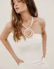 Jane Long Dress - Off White sold by Vix