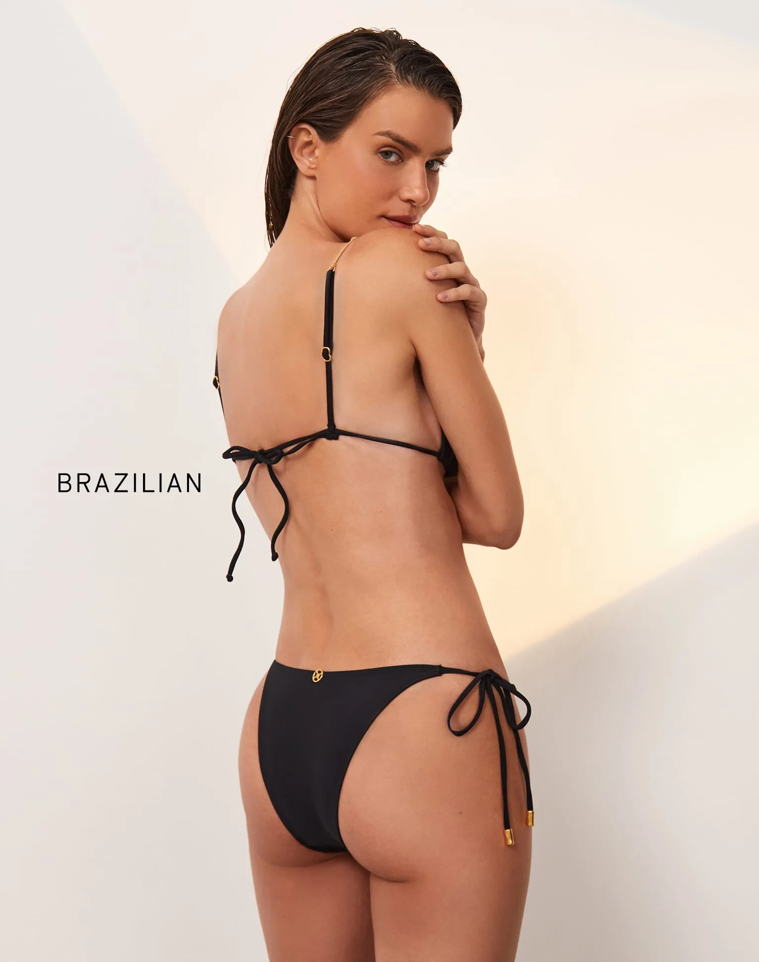 Kaia Tie Side Bottom - Black sold by Vix product image thumbnail 4