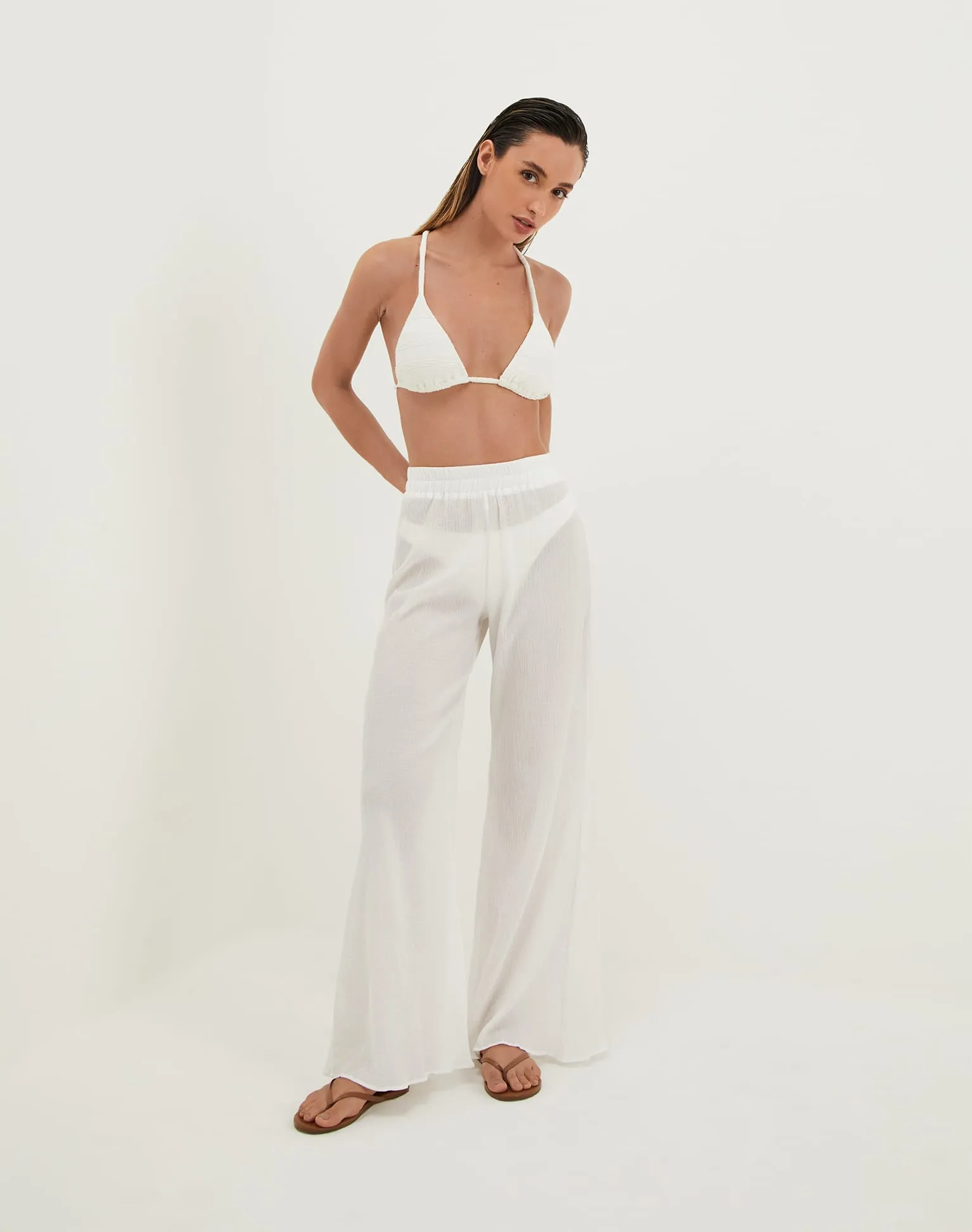 Juliana Pants - Off White sold by Vix