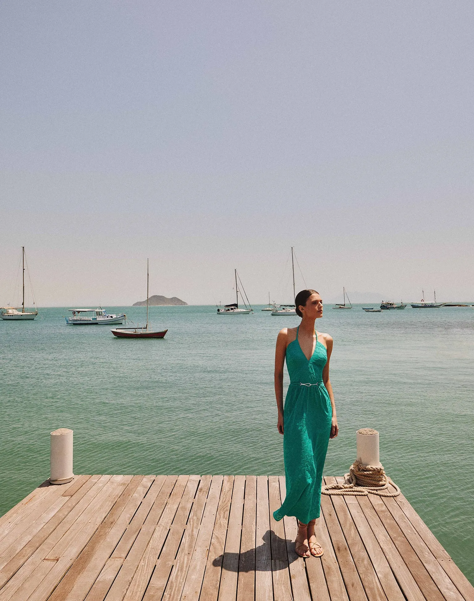 Marina Long Dress - Yacht sold by Vix product image thumbnail 2