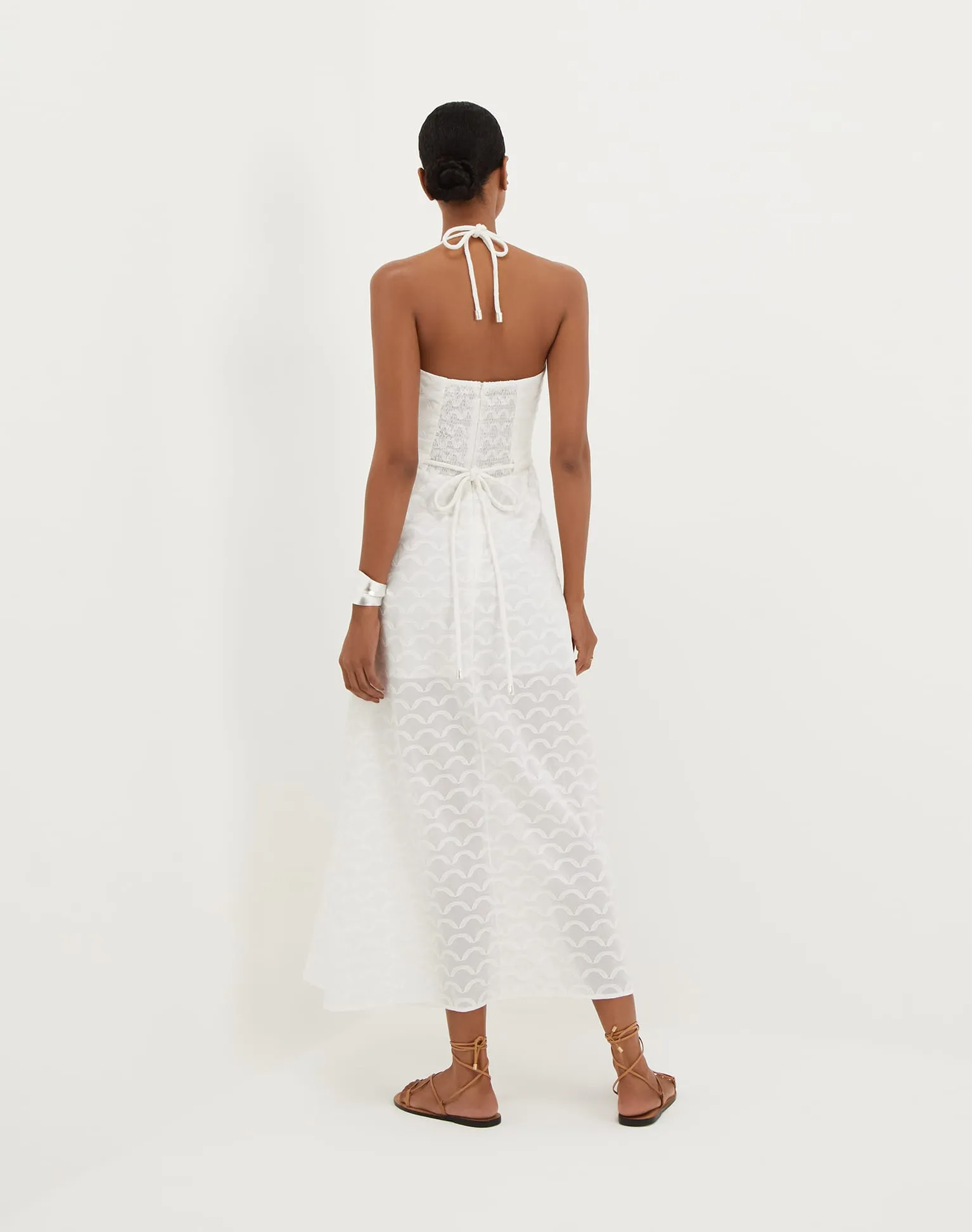 Marina Long Dress - Off White sold by Vix product image thumbnail 2