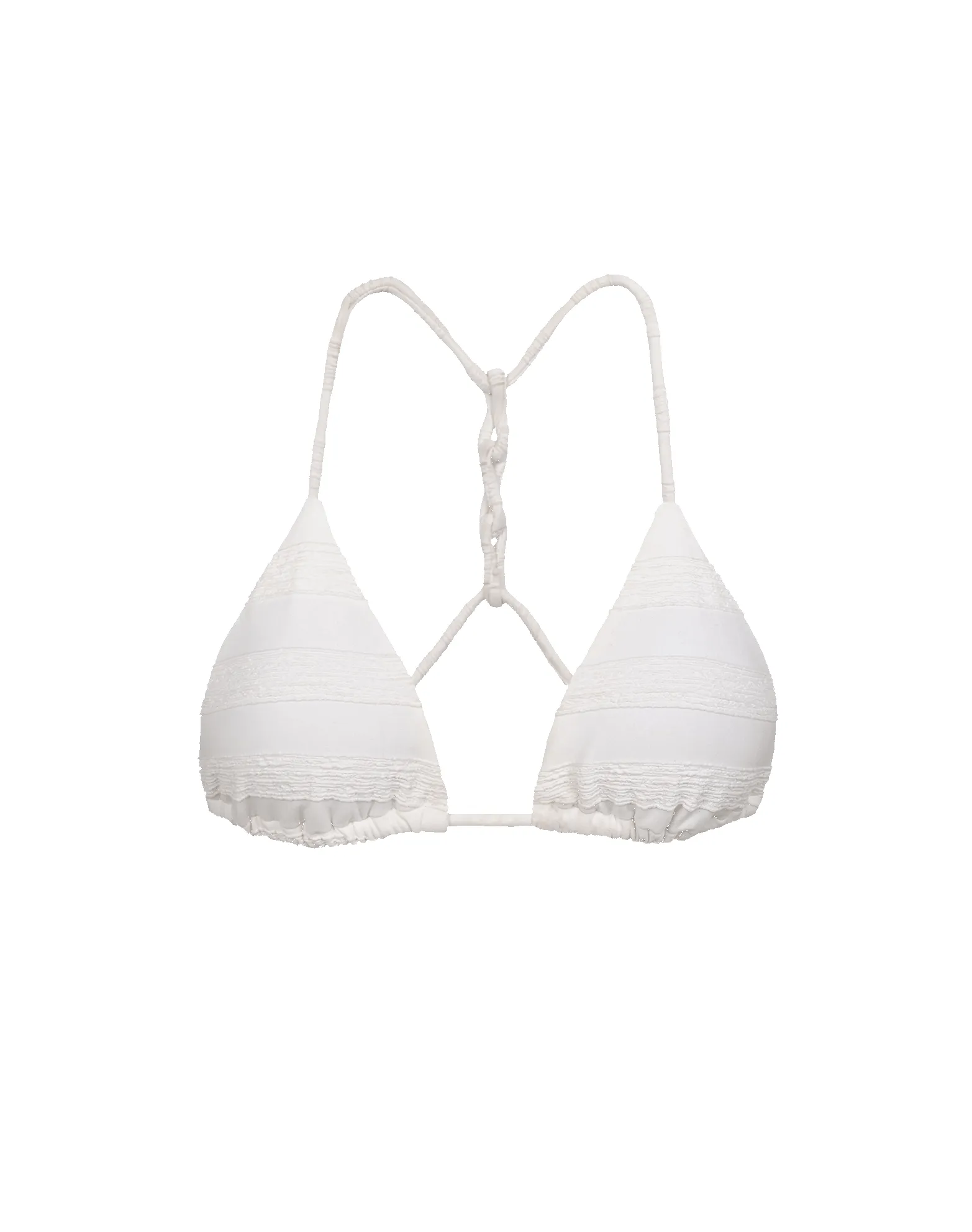 Savyon Leanne T Back Tri Top - Off White sold by Vix