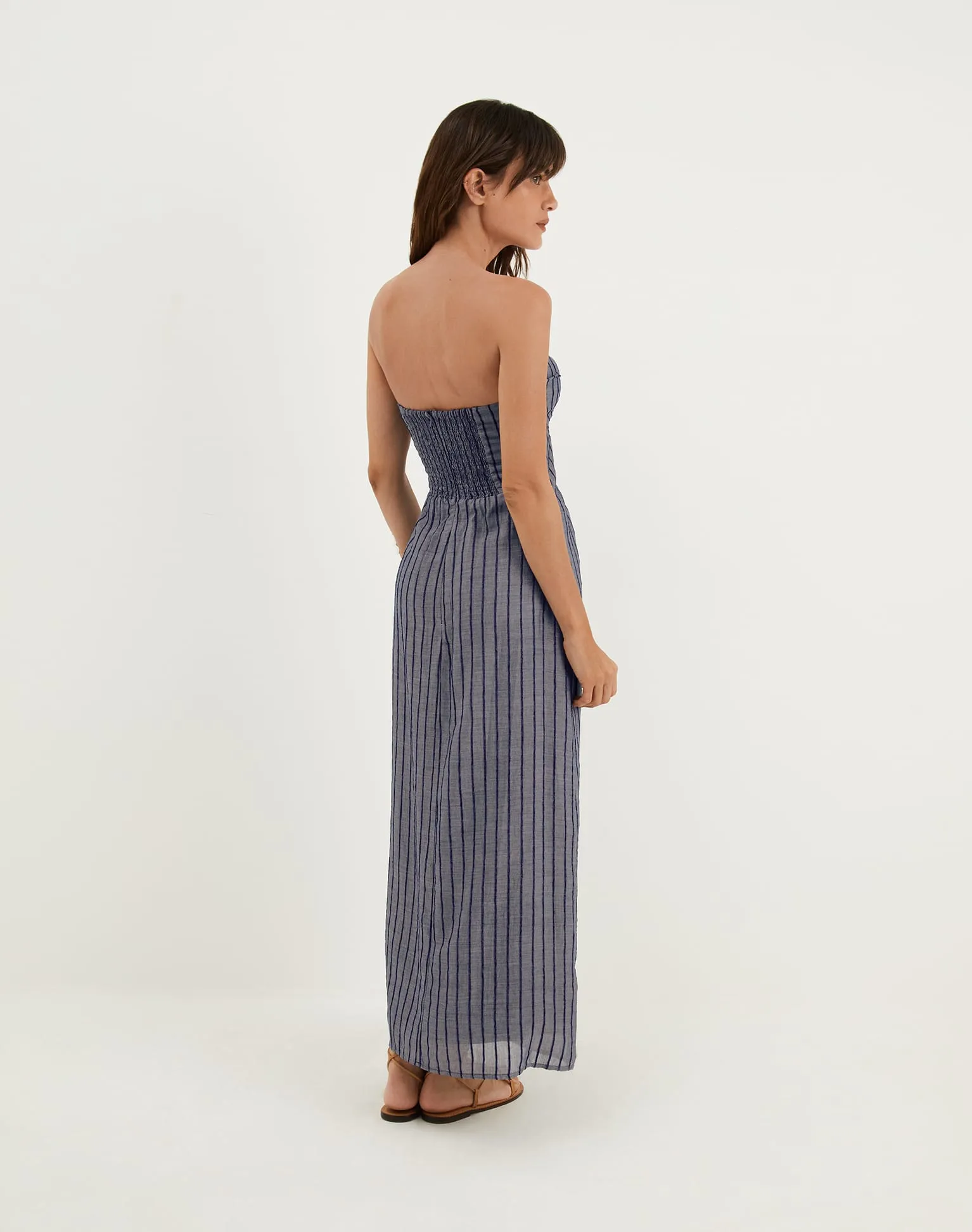 Zhen Long Dress - Sailboat Pinstripe sold by Vix product image thumbnail 2