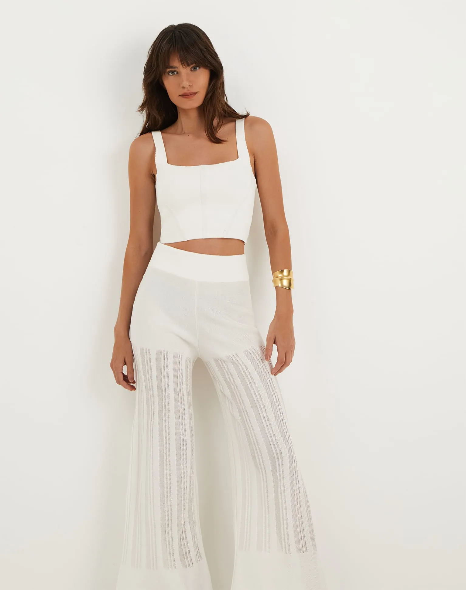 Knit Lene Top - Off White sold by Vix product image thumbnail 5