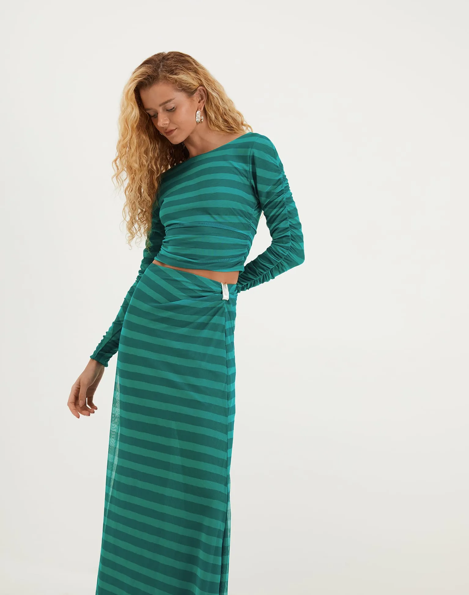 Mira Long Sleeve Top - Harmonie Yacht sold by Vix product image thumbnail 5