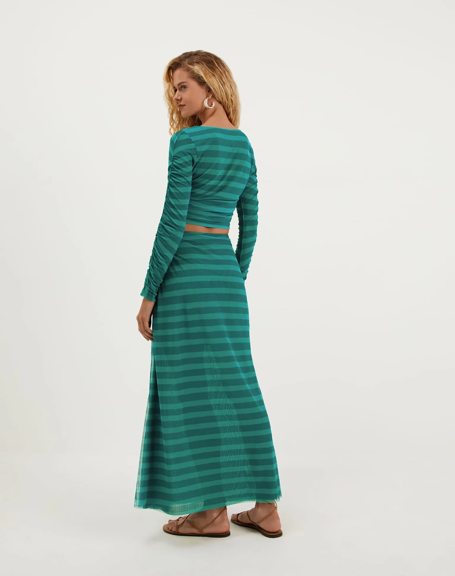 Mira Long Sleeve Top - Harmonie Yacht sold by Vix product image thumbnail 3