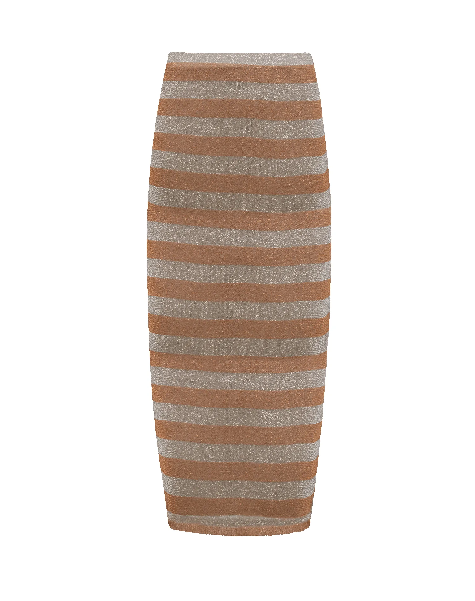 Knit Luna Long Skirt - Striped Éclair sold by Vix