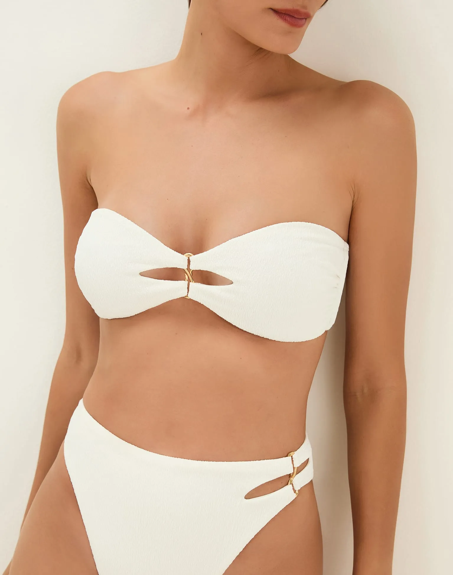 Firenze Solaro Bandeau Top - White sold by Vix product image thumbnail 3