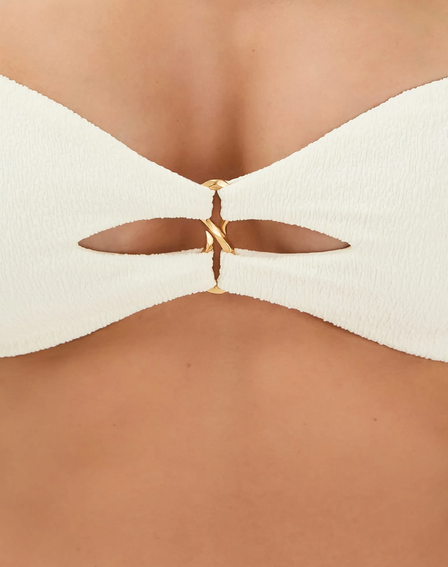 Firenze Solaro Bandeau Top - White sold by Vix product image thumbnail 5