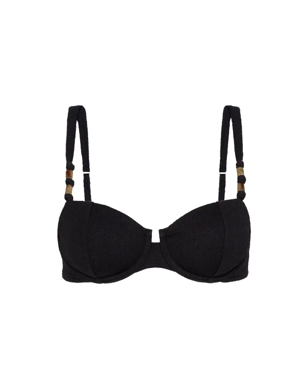 Firenze Milos Nissi Top - Black sold by Vix