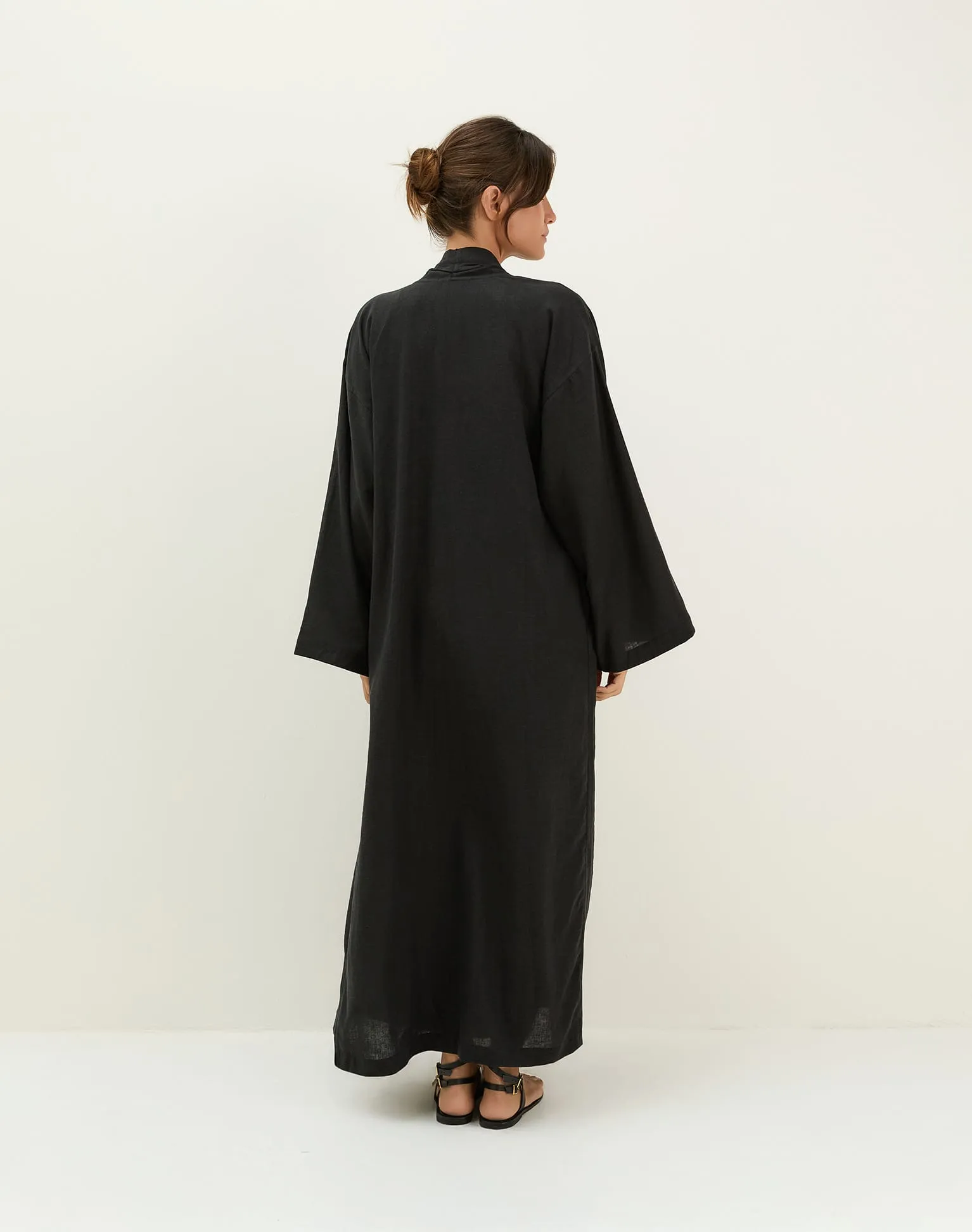 Luna Long Kimono - Black sold by Vix product image thumbnail 4