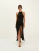 Knit Vis Long Cover Up - Black sold by Vix