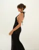 Knit Vis Long Cover Up - Black sold by Vix