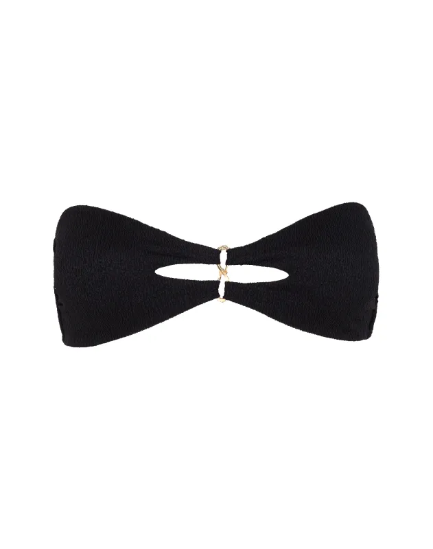 Firenze Solaro Bandeau Top - Black sold by Vix