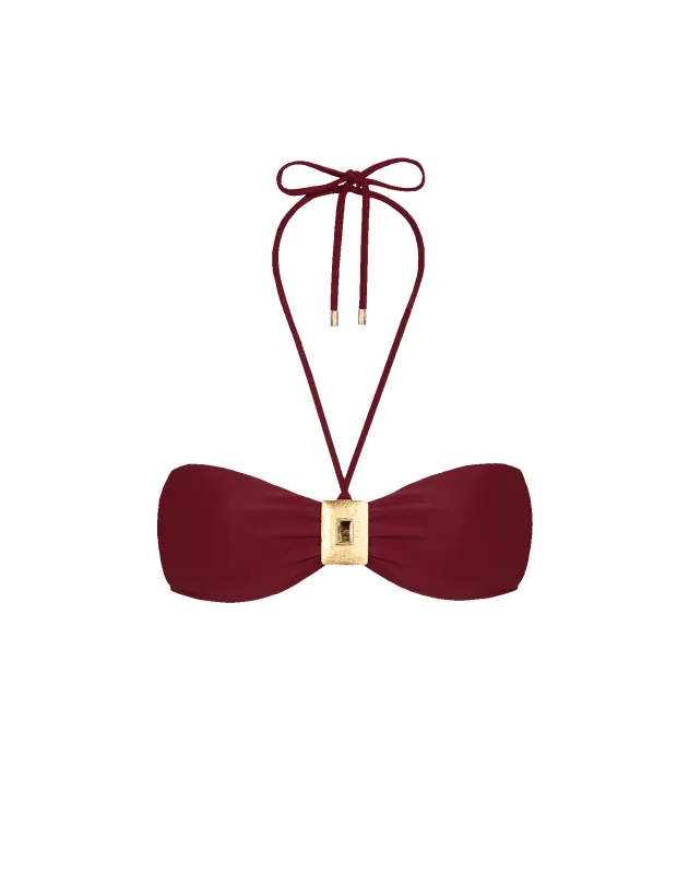 Matte Liza Bandeau Top - Ponche sold by Vix