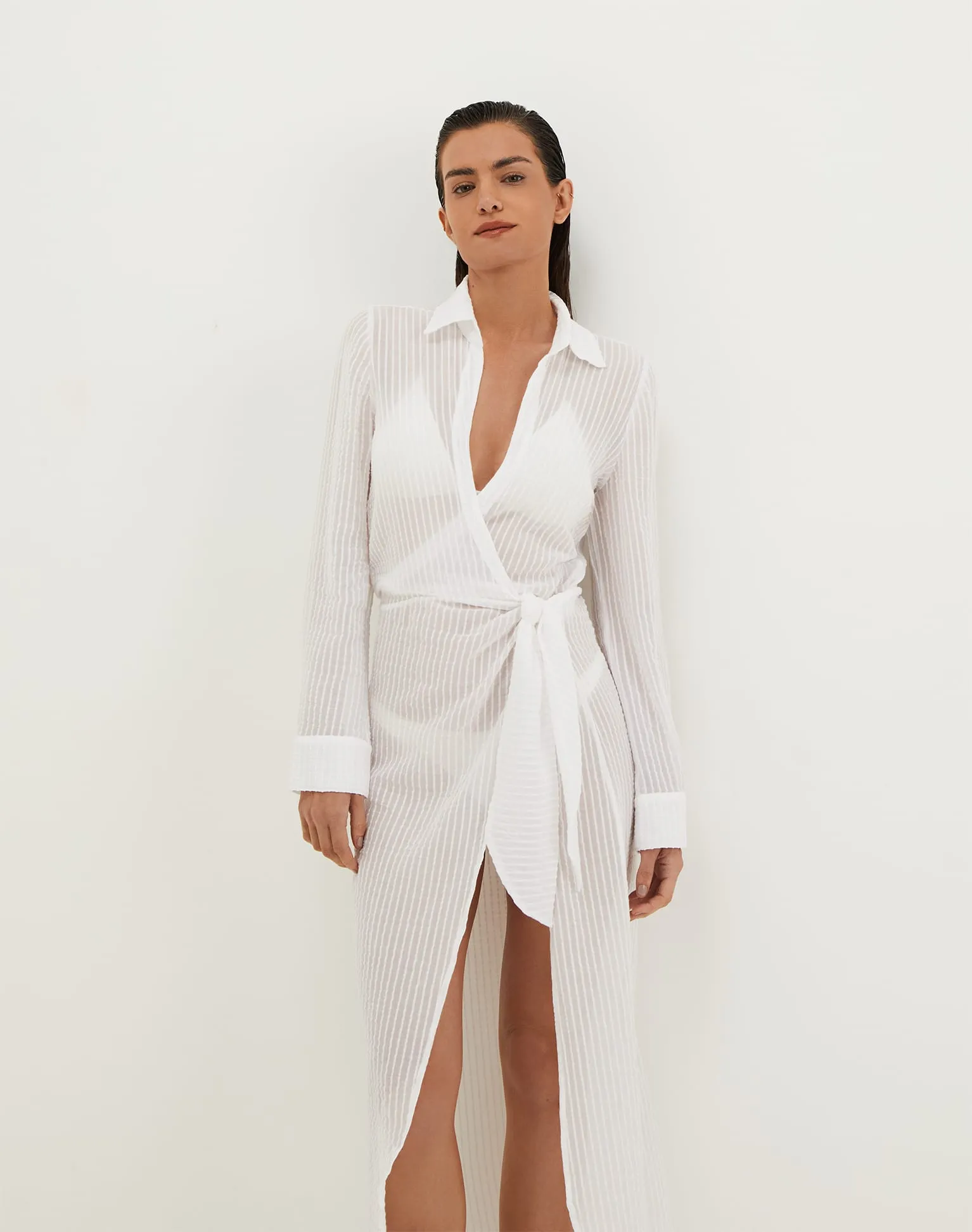 Mirian Long Cover Up - Off White sold by Vix product image thumbnail 4