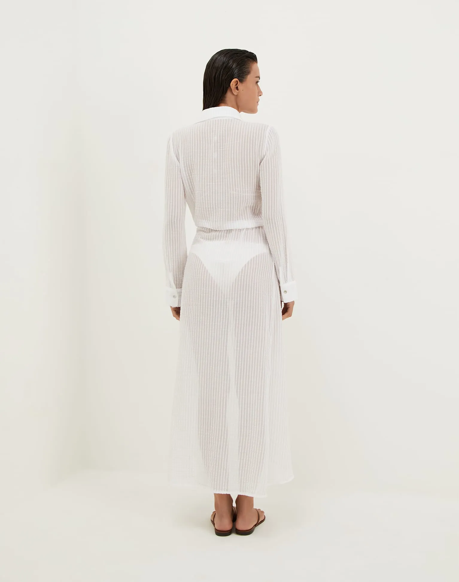 Mirian Long Cover Up - Off White sold by Vix product image thumbnail 2