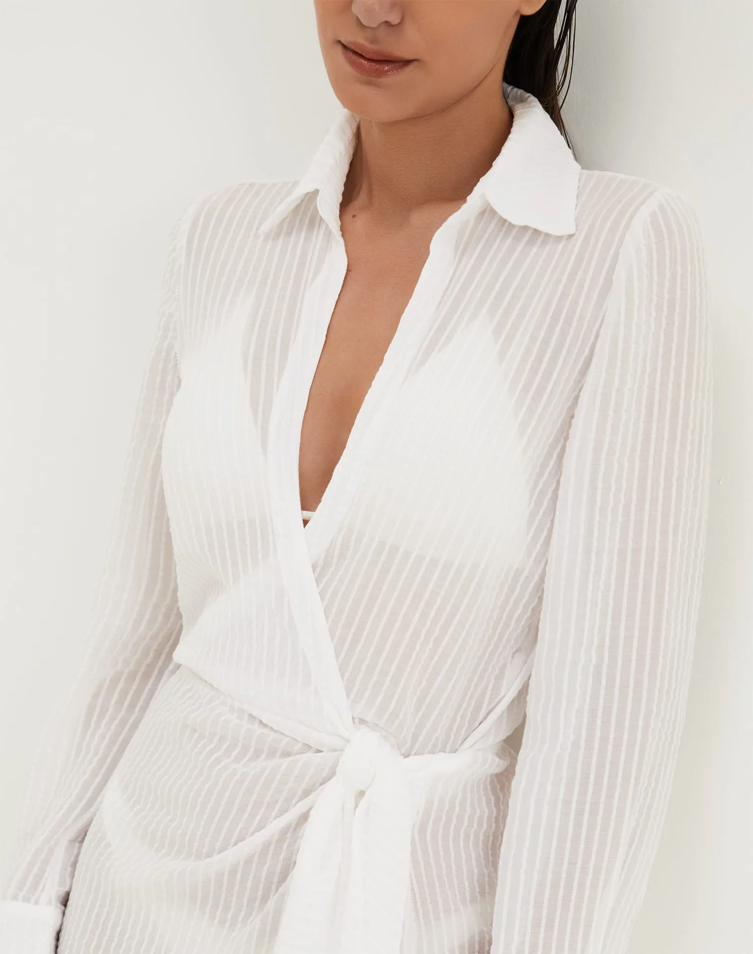 Mirian Long Cover Up - Off White sold by Vix product image thumbnail 3