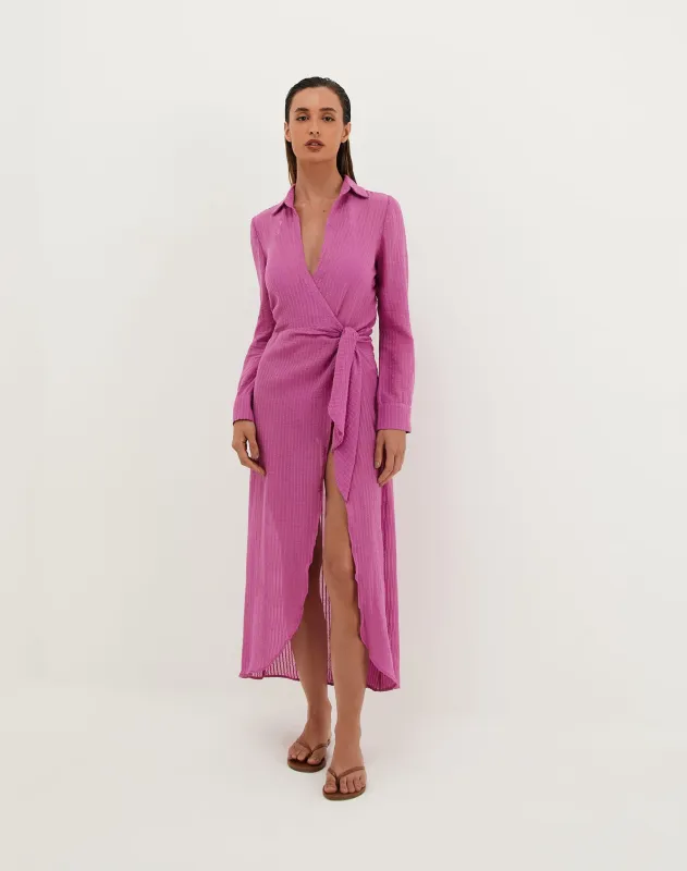 Mirian Long Cover Up - French Rose sold by Vix