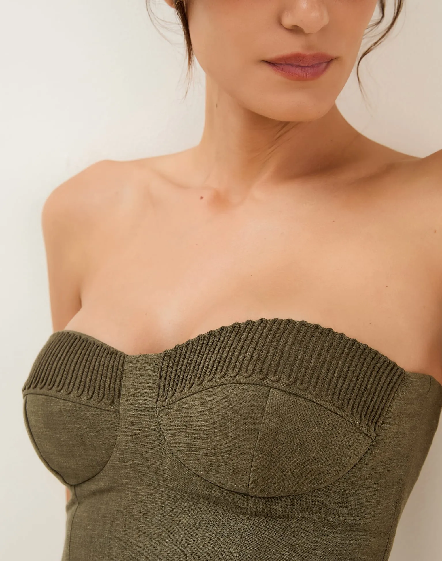 Mallorca Short Dress - Evergreen sold by Vix product image thumbnail 5