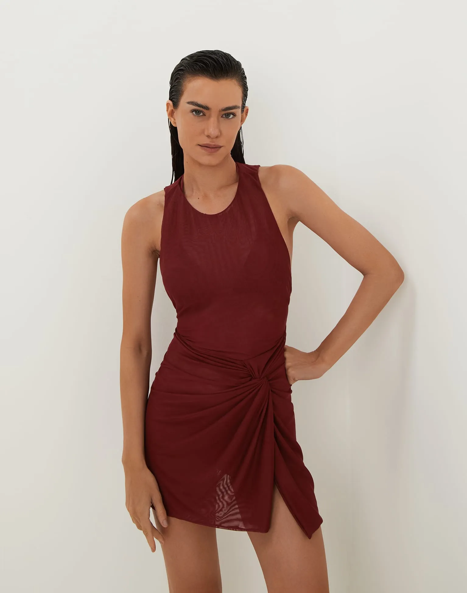 Mila Short Cover Up - Ponche sold by Vix