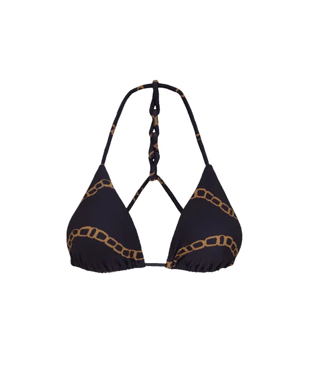 Leanne T Back Tri Top - Nautique sold by Vix