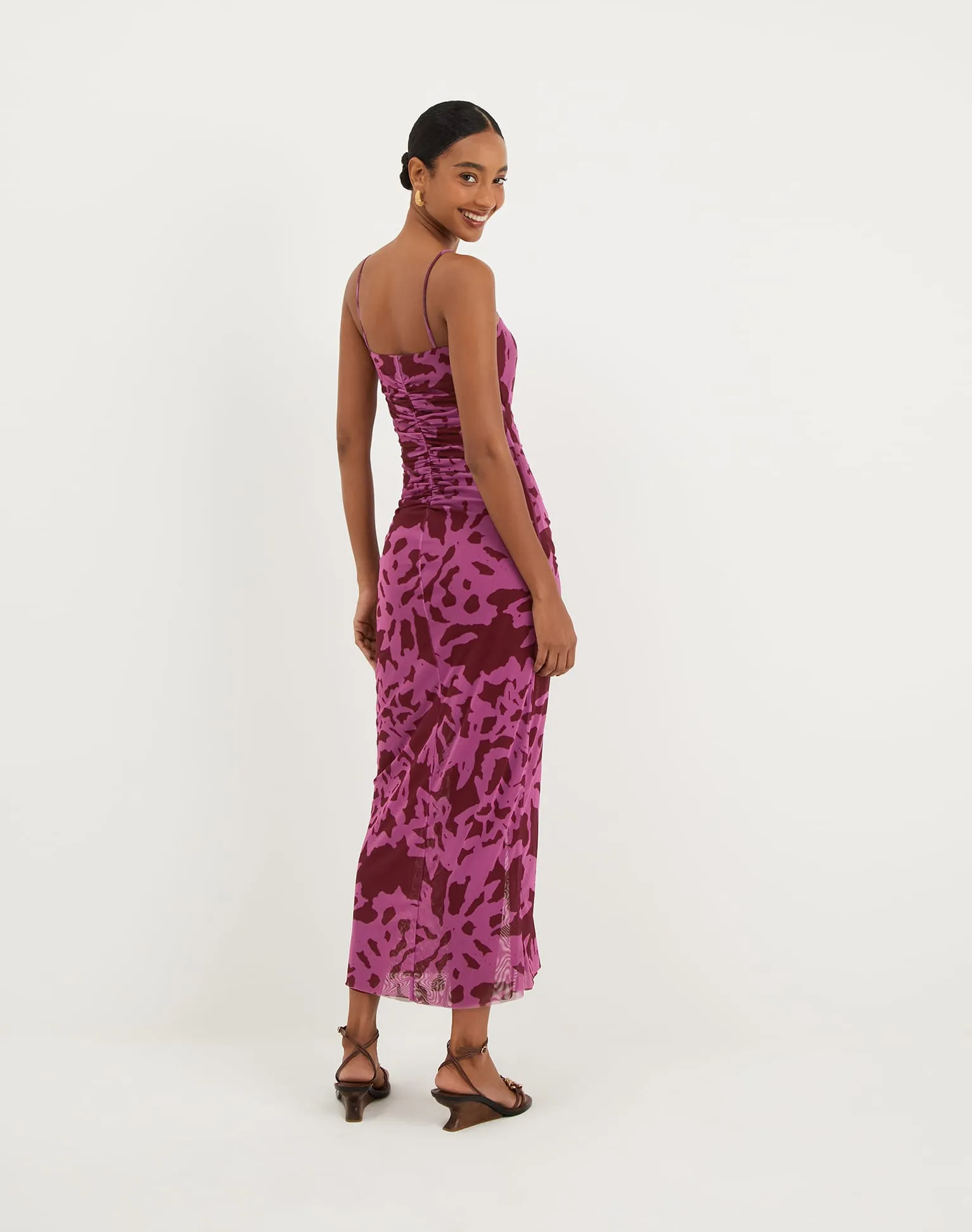 Tyla Midi Dress - Oceana Ponche sold by Vix product image thumbnail 3