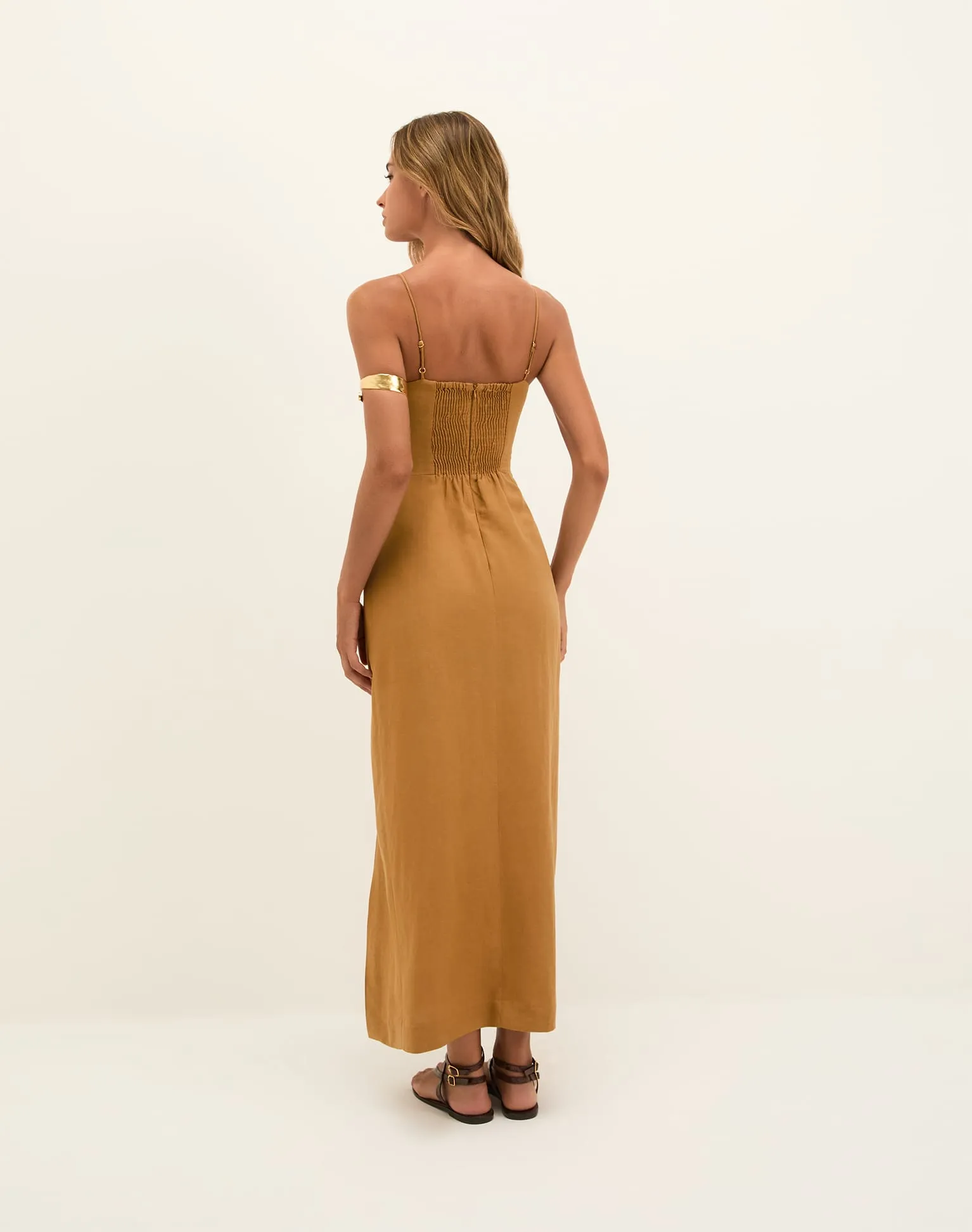 Bel Midi Dress - Toffee sold by Vix product image thumbnail 2