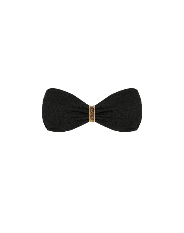Firenze Blake Bandeau Top - Black sold by Vix