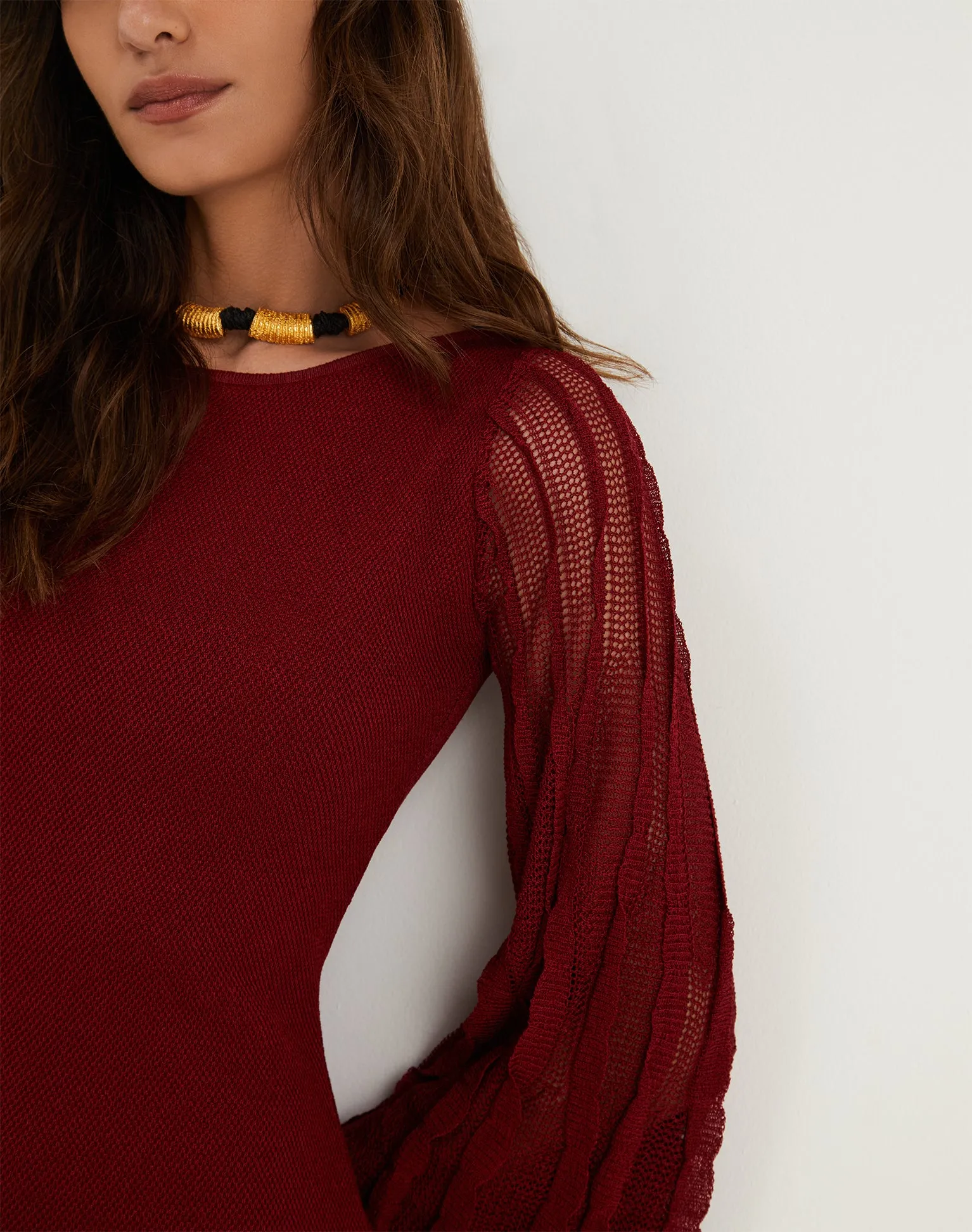 Knit Celina Short Dress - Ponche sold by Vix product image thumbnail 4