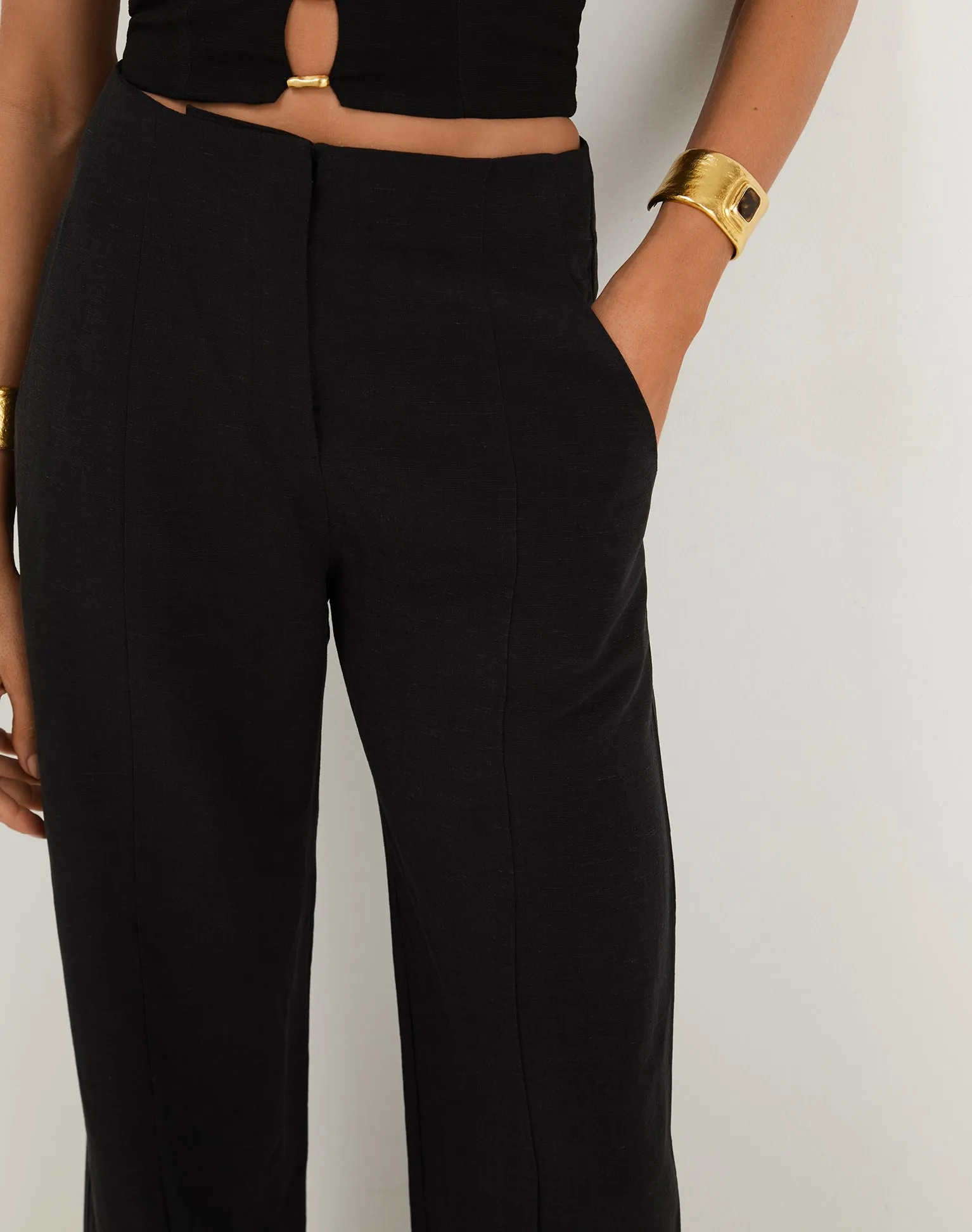Whitney Tailored Pants - Black sold by Vix product image thumbnail 4