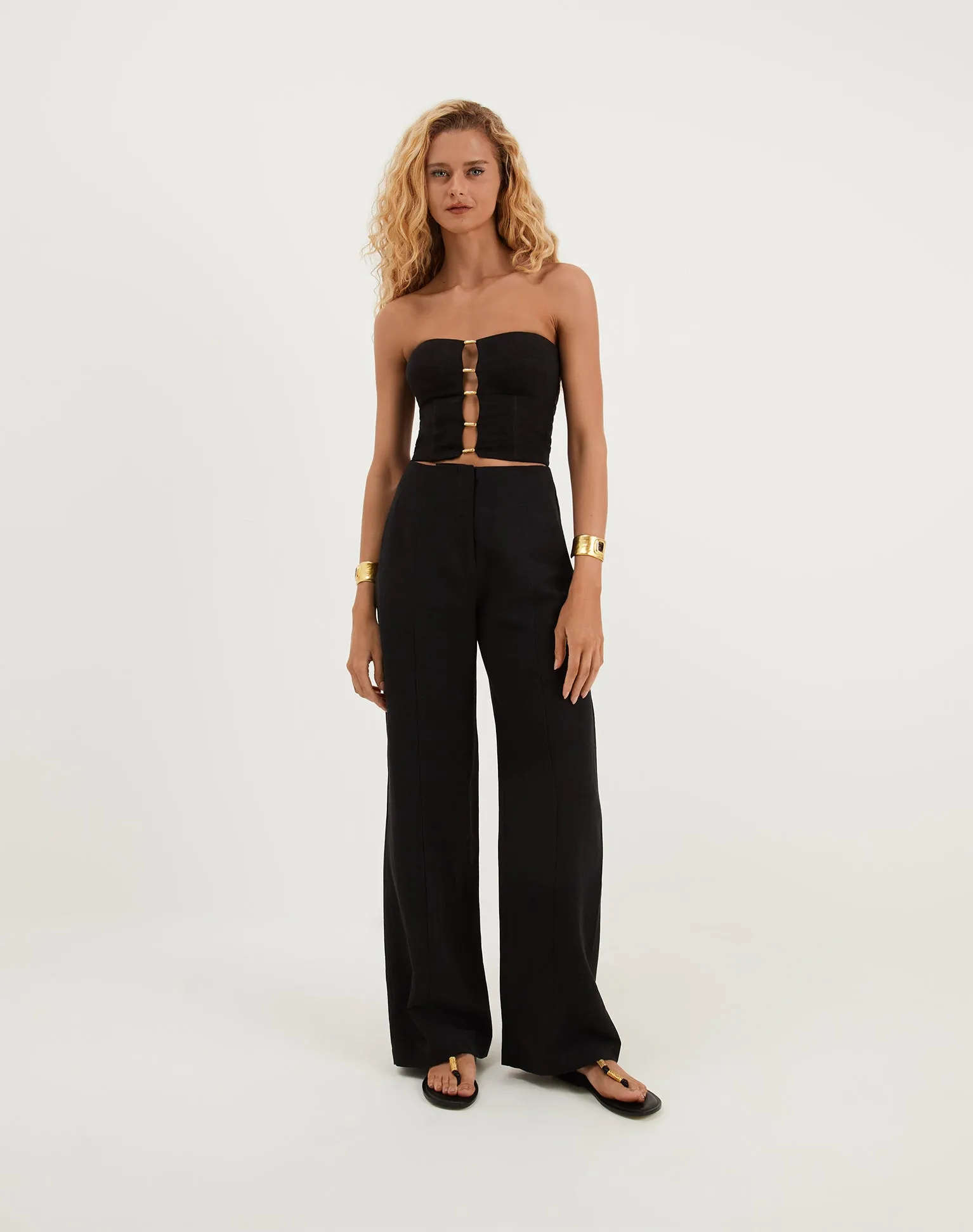 Whitney Tailored Pants - Black sold by Vix product image thumbnail 2