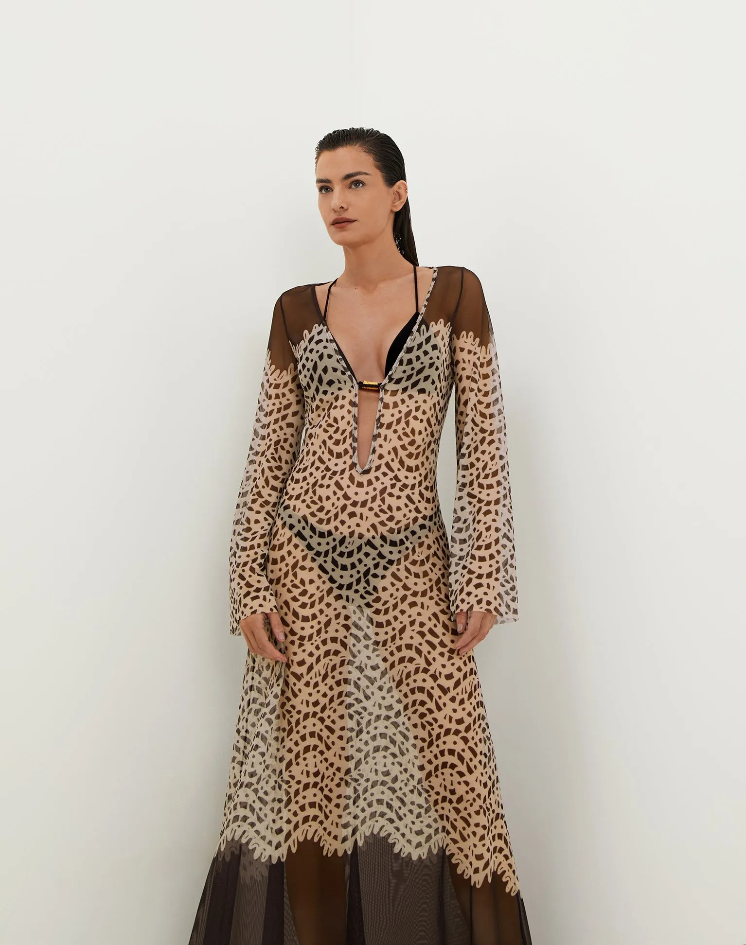 Lidi Long Cover Up Tunic - Poeme sold by Vix product image thumbnail 4