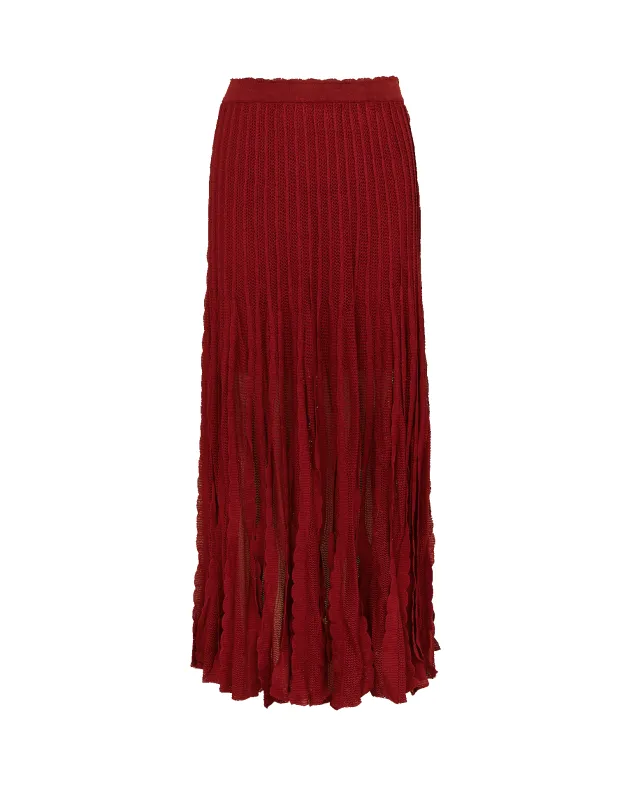 Knit Celina Long Skirt - Ponche made by Vix