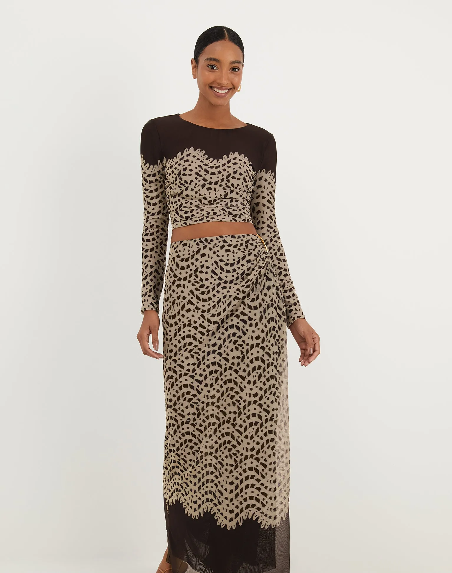 Mira Long Sleeve Top - Poeme sold by Vix product image thumbnail 5