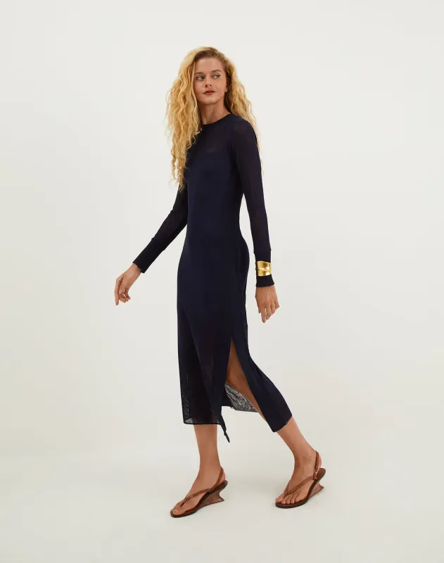 Sia Long Sleeve Dress - Sailboat made by Vix