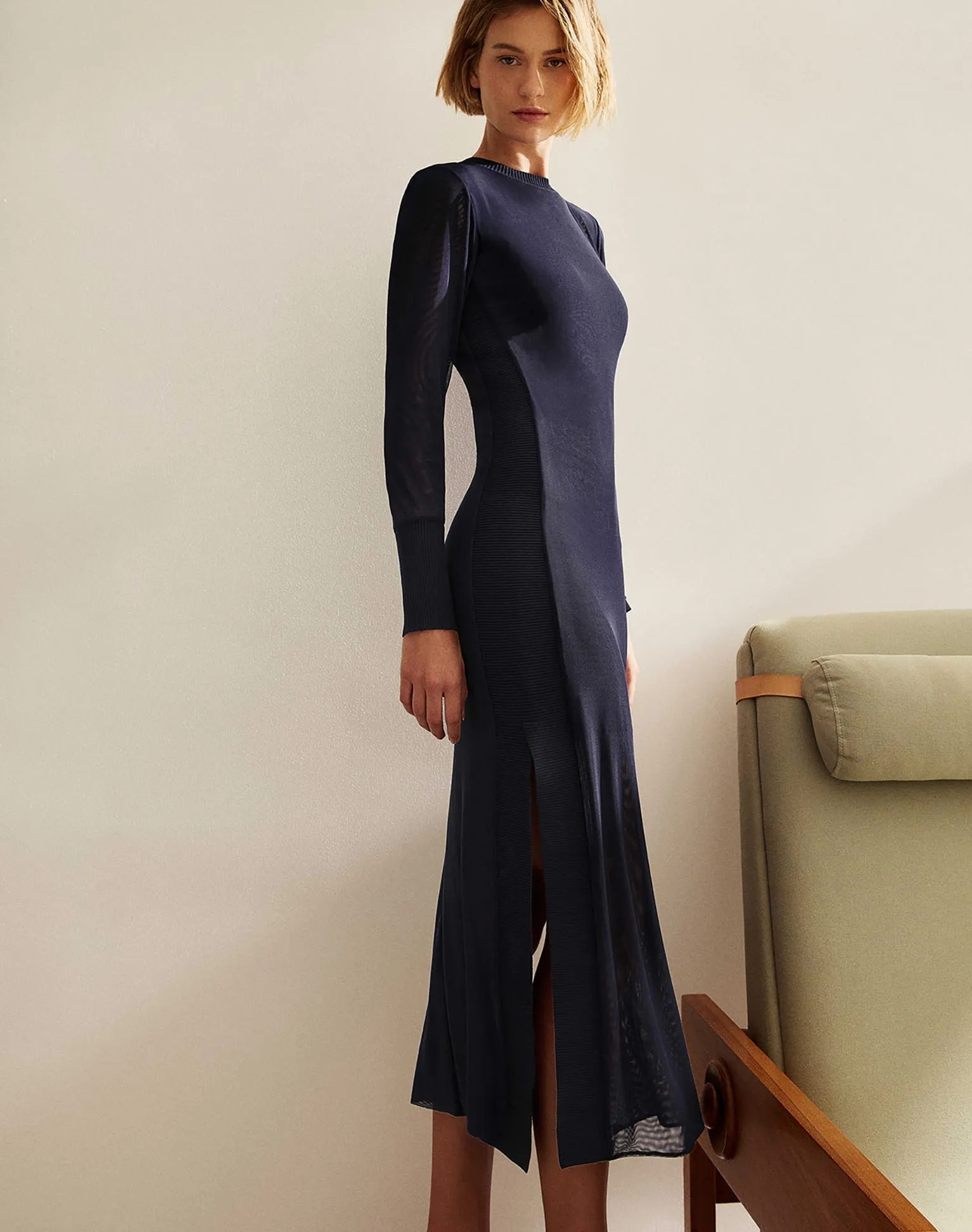 Sia Long Sleeve Dress - Sailboat sold by Vix product image thumbnail 4