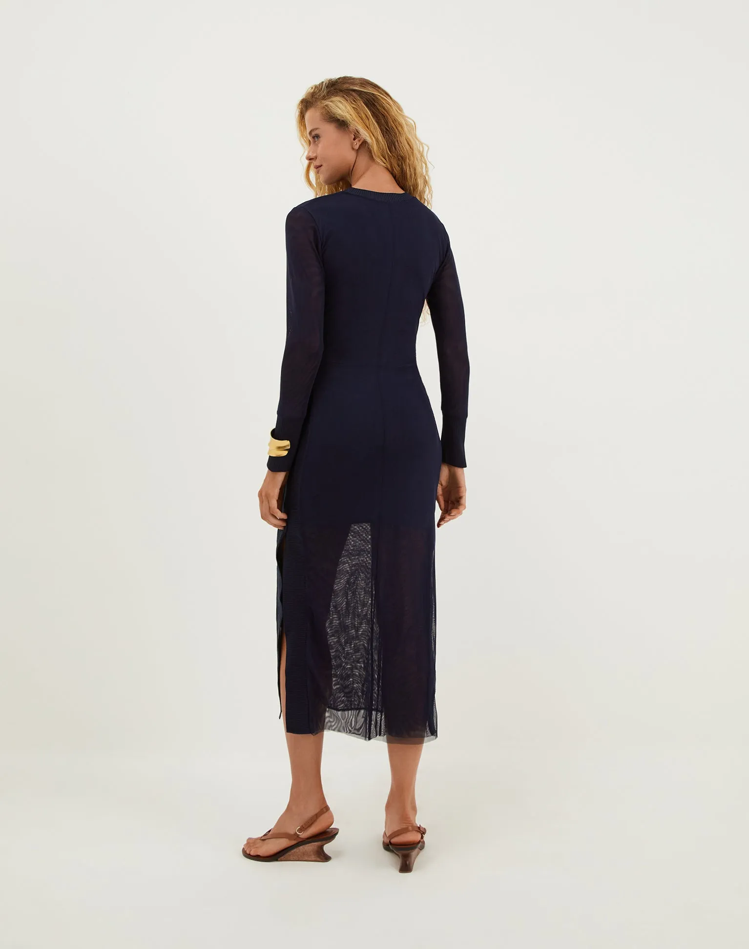 Sia Long Sleeve Dress - Sailboat sold by Vix product image thumbnail 3
