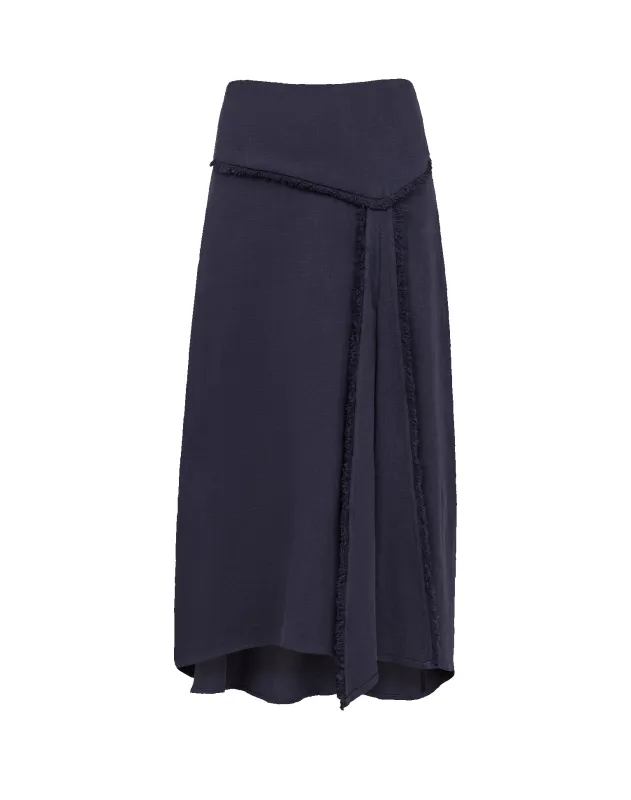 Beatrice Midi Skirt - Sailboat sold by Vix