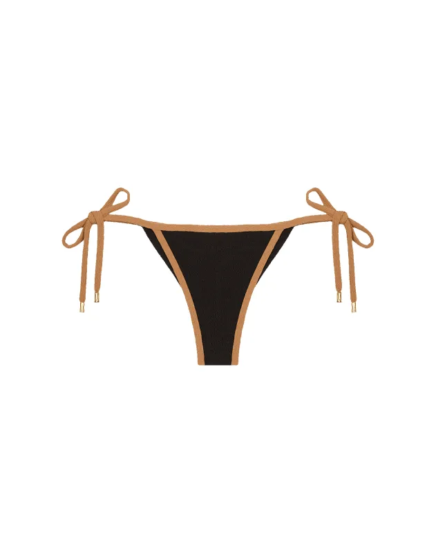 Firenze Lily Tie Side Bottom - Black sold by Vix