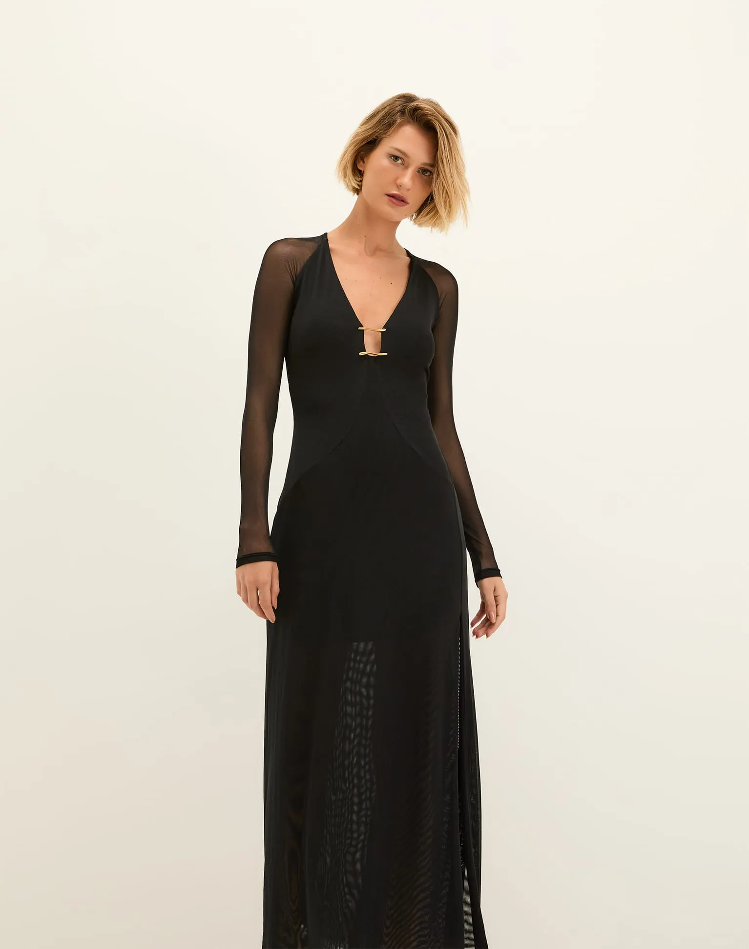 Iva Long Dress - Black sold by Vix product image thumbnail 4