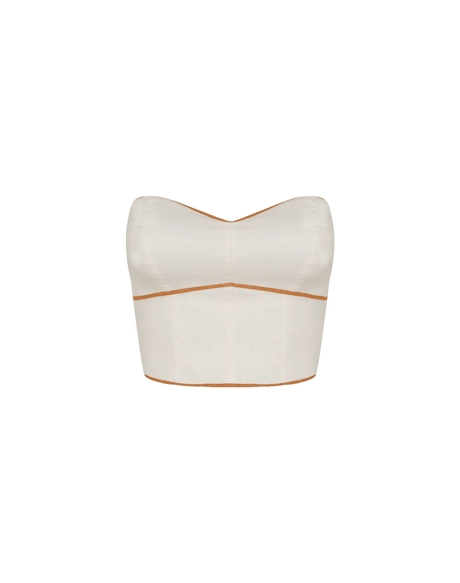 Iva Cropped Top - Off White sold by Vix
