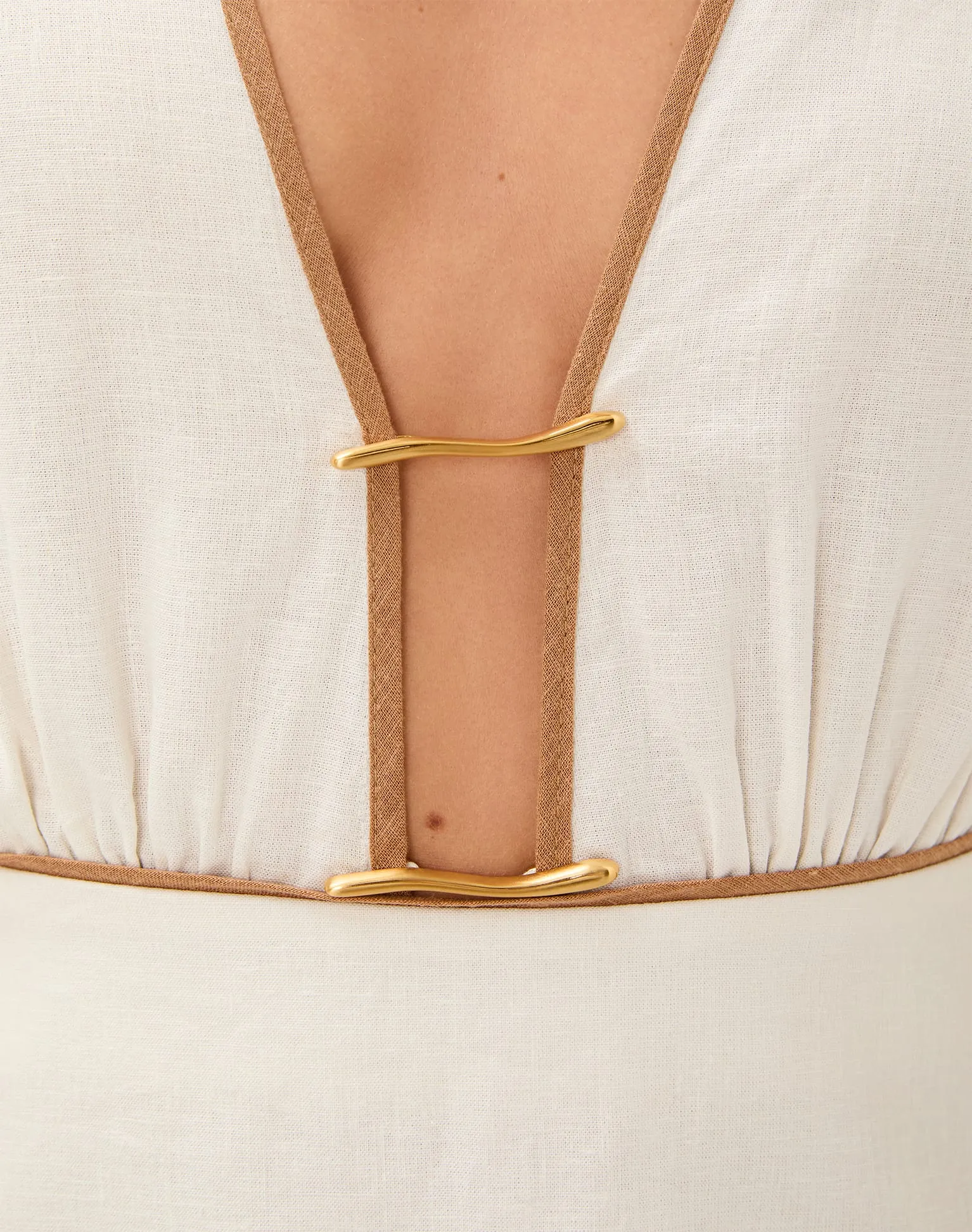 Iva Short Dress - Off White sold by Vix product image thumbnail 3