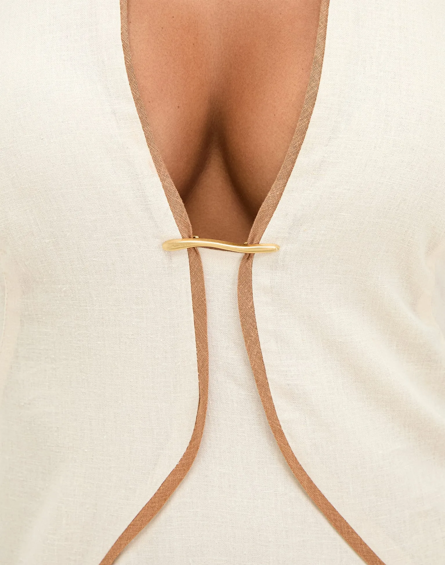 Iva Midi Dress - Off White sold by Vix product image thumbnail 5