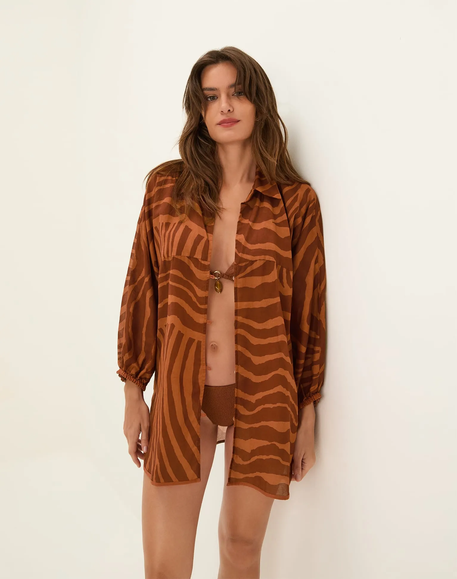 Mori Long Sleeve Blouse - Sundown sold by Vix product image thumbnail 4