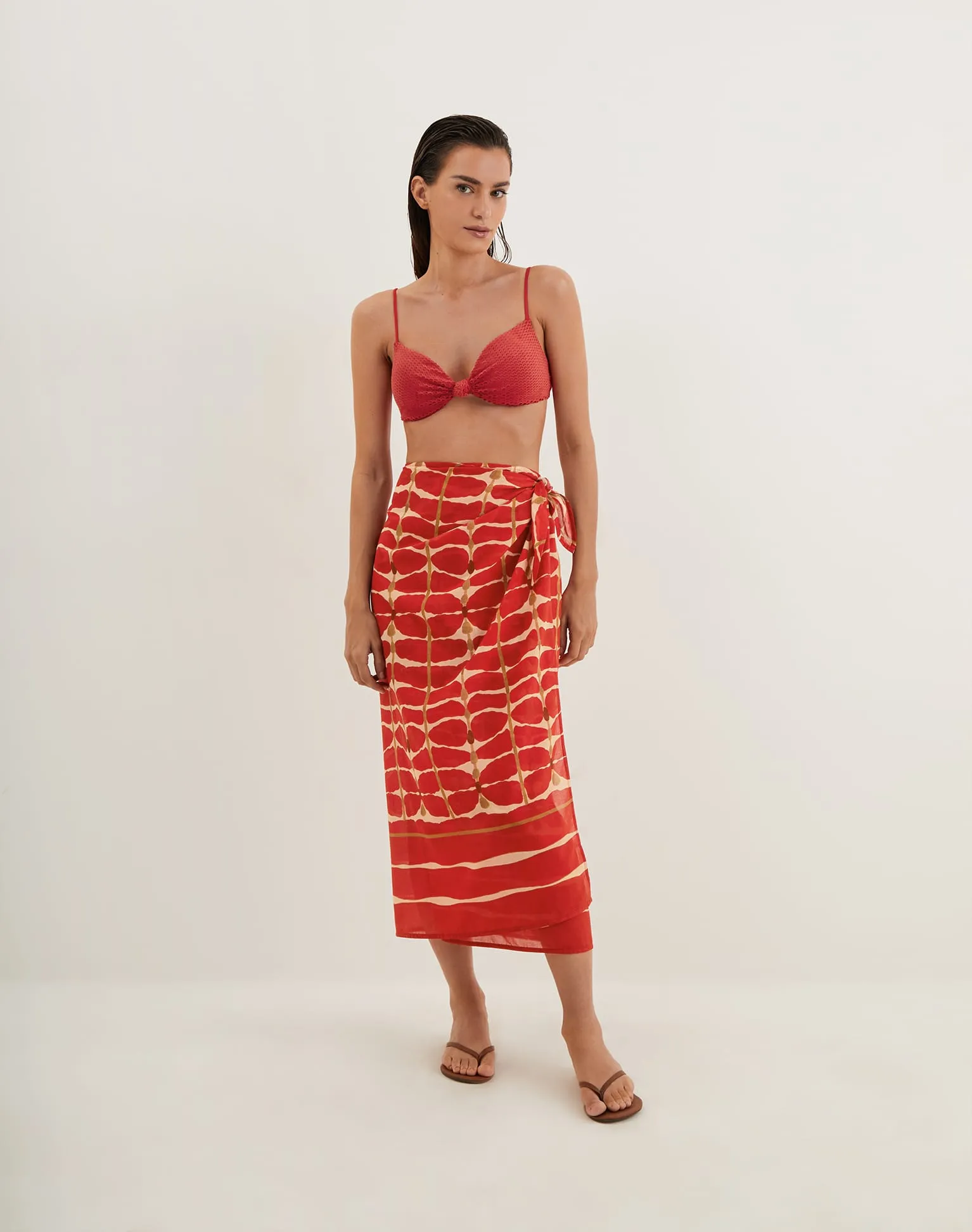 Flora Wrap Pareo (Final Sale) - Agni sold by Vix