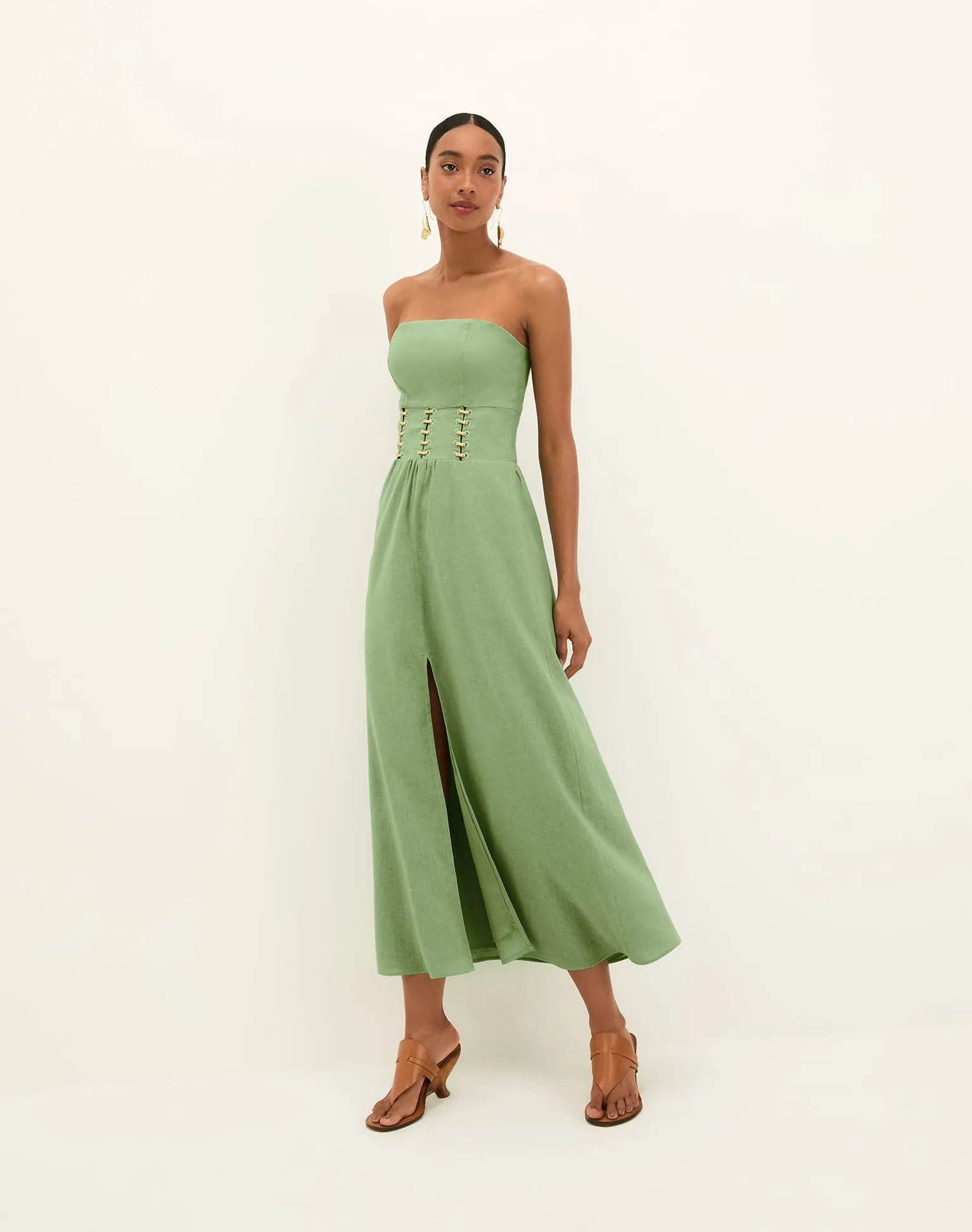 Greta Midi Dress - Paradiso sold by Vix