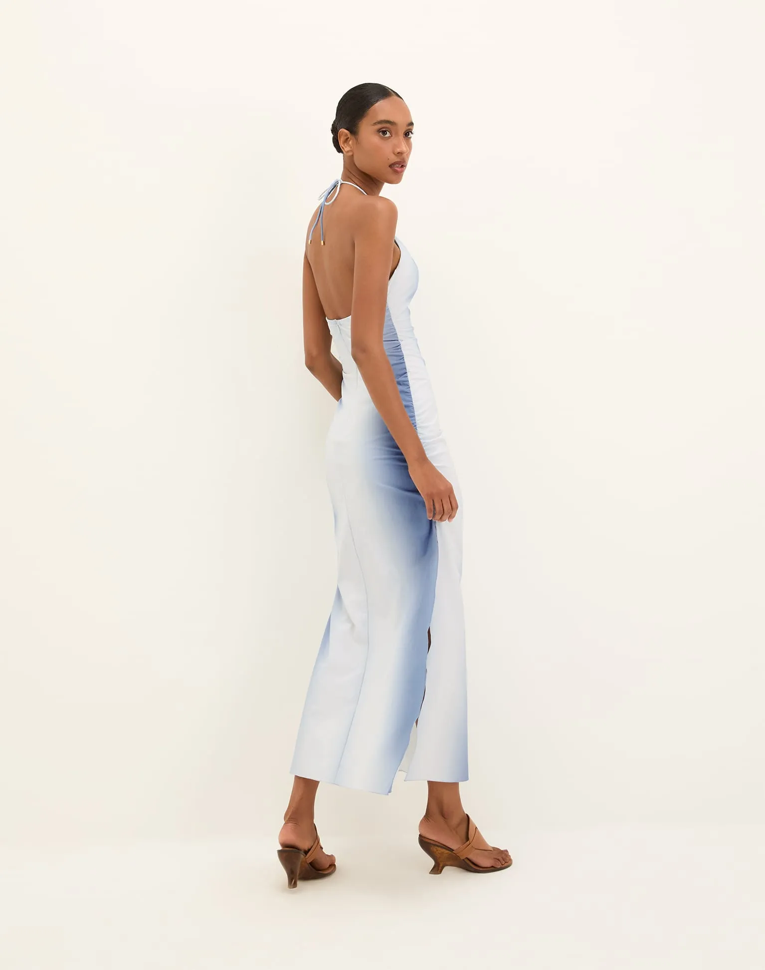 Dayton Halter Midi Dress - Blue Moon sold by Vix product image thumbnail 2