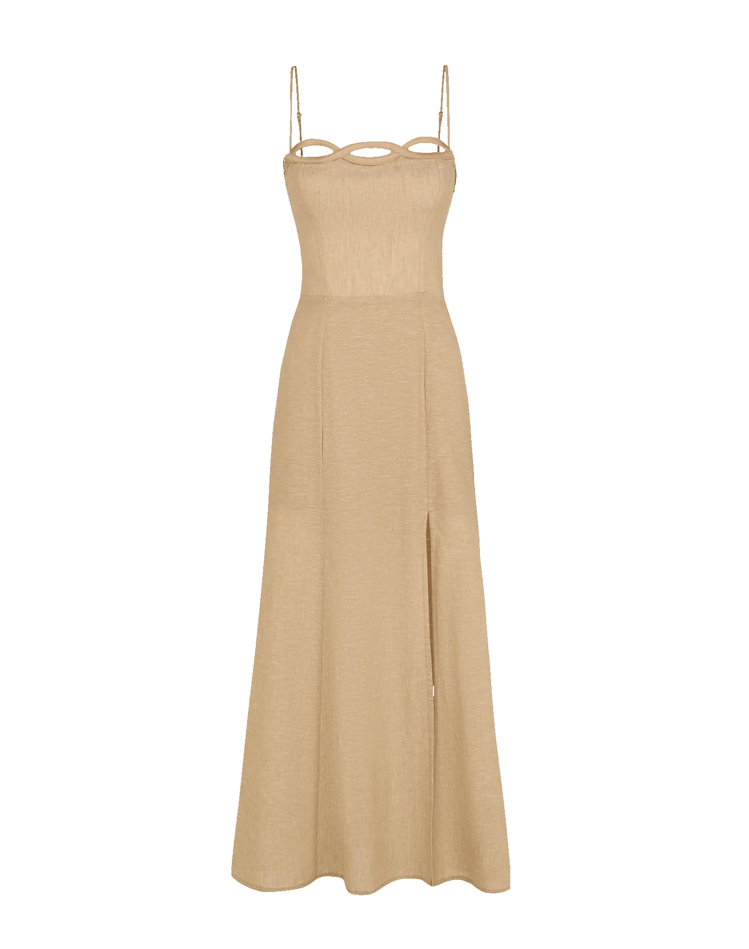 Bianca Long Dress - Raffia sold by Vix product image thumbnail 5