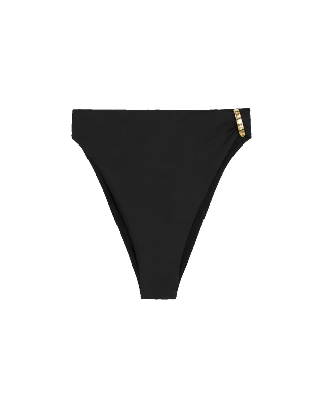 Matte Bessie Hot Pant Bottom - Black sold by Vix